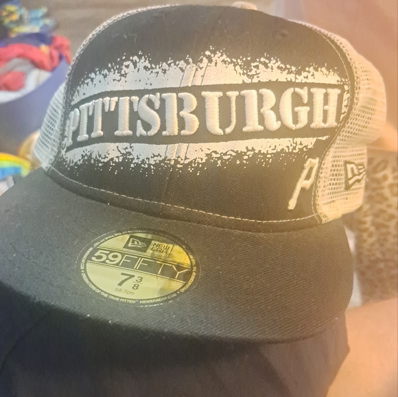 New Era Pittsburgh Pirates ALT 2 59Fifty Fitted Hat (Black) MLB Cap - Picture 3 of 4